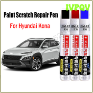 IVPQV Car Paint Scratch Repair Pen for Hyundai Kona 2024 2023 Touch-Up Pen Remover Paint Care Accessories Black White Red Blue Gray BIEVB