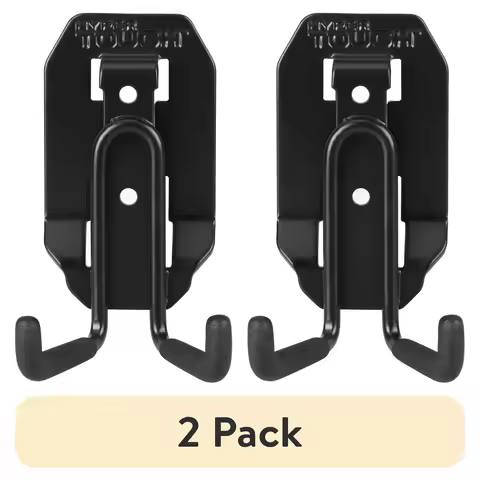 Heavy Duty Steel Utility Hook 2 Pack Compact Hook Tool Storage Easy Installation Compatible with Hyp