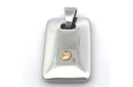 Silverworks Arlo Rectangle Stainless Steel Pendant