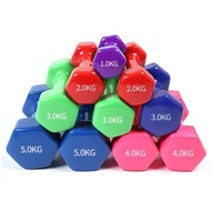 1KG 2KG 3KG 5KG Hexagon Dumbell Set Women Gym Weight Training Workout Exercise Home Gym Fitness Equi