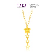 TAKA Jewellery 916 Gold Starry Necklace