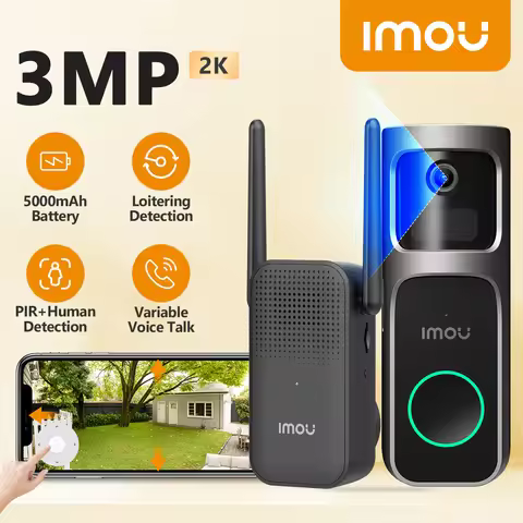 IMOU 3MP Video Doorbell 2S Kit WiFi Smart Video Intercom Variable Voice Talk Human Detection Wireles