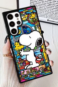 Snoopy Phone S22 Ultra Case 三星手機殼 玻璃殼$95包埋順豐郵費⚠️🤩