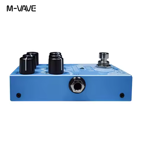M-VAVE MINI-UNIVERSE Electric Guitar Reverb Effects Pedal 9 Reverb Effects Room/Shimmer/Lofi/Spring 
