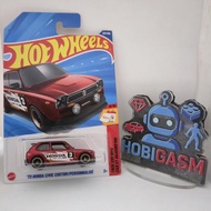 HONDA Hotwheels '73 Custom CivicHONDA Personalise/ | Then and Now | STH Super Treasure Hunt | Red Co