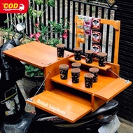 Montor coffee box, Montor coffee box, coffee box, ice drink box on the motorbike