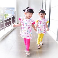 Cute cheap girls clothes | Children's and baby clothes sets | Fruit suit | Quince in summer