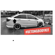 cover cermin belakang bezza perodua window COVER bodykit murah betong bodykit Triangle Mirror Cover Perodua