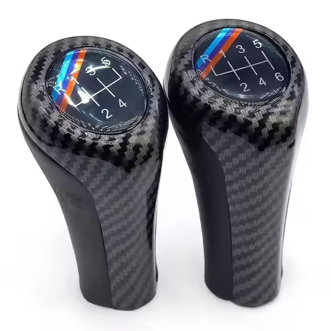 Carbon Leather Gear Shift Knob for BMW 1 3 5 6 Series M3 M4 M5 X5 X6 E30 E32 E34 E36 E38 E39 E46 E53
