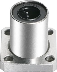 Aopin LMK12UU Square Flange Linear Motion Ball Bearing, ID 12mm, OD 21mm Linear Ball Bearings Sae521