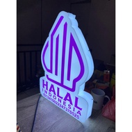 Halal Neon box Size 50 x 30