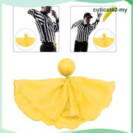 [CuticateddMY] 6 Pieces Penalty Flag Challenge Flags Football Games Accessory Referee Flags Yellow