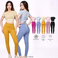 Lineaback Croptop Set YOFIT Y10246