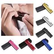 [Simhoa21] Mouth Organ Harmonica Professional Gifts Instrument 10 Holes 20 Tunes C Key for Club Concert Stage Performance Child