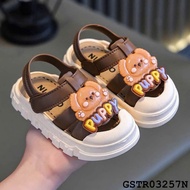 Brown Puppy Dog Sandals protect baby's feet soft, breathable, and anti-slip, suitable for feet from 