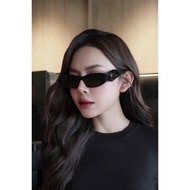 DISTRICT 5 - Women's Small Slanted Cat Glasses PR Hexagonal Angular HOT