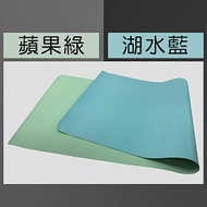 120X50 CM (1入)優質素面雙色/滑鼠墊 /桌墊 /餐墊 台灣現貨加大加寬 辦公桌墊 NB 電腦桌墊 餐桌桌墊 防水防油 書桌墊 滑鼠墊 蘋果綠 + 湖水藍