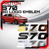 EMBLEM 3D LOGO S70 S 70 EMBLEM LOGO 3D ACCESSORIES ACCESSORY MODIFIED MODIFY