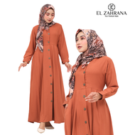 EL ZAHRANA Gamis Polos Simpel Bahan Premium Ladyzhara MAUDY DRESS Gamis Simple dan Elegan