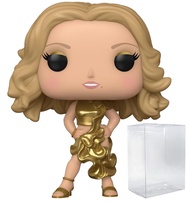 POP Rocks: Mariah Carey - The Emancipation of Mimi Gold Dress Funko Vinyl Figure (Bundled with Compa
