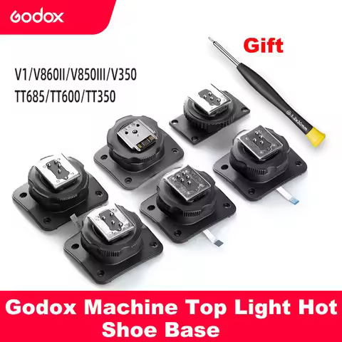 Godox TT685II V850II TT350 TT600 Flashlight Base Slr Camera for Sony Canon Fujifilm Pentax DSLR Came