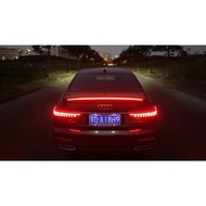 FOR Audi A6 C8 new spoiler 2019 20 High quality ABS material car trunk lip wings tail spoiler A6 acc