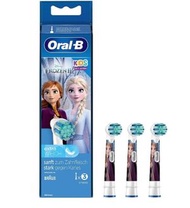Oral-B - 超柔軟 - 德國版 兒童電動牙刷刷頭 替換裝刷頭 冰雪奇緣 3支裝 (3歲以上小童) (平行進口)
