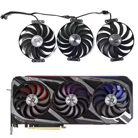 95mm CF1010U12S Graphics Card Fan Replacement ASUS Rog Strix RTX 3060 3070 3080 Ti 3090 Gaming GPU C