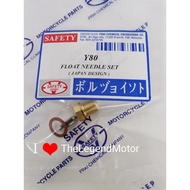 YAMAHA Y80 Float Needle Jarum Minyak Pelampung Carburetor Rocket Jarum 100% Original Safety &amp; Good Quality Assured