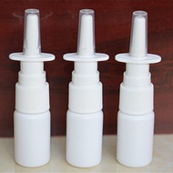 1Pcs 10ml Empty White Plastic Bottles Of Nasal Spray Mist Spray Pump Spray Bottle Reusable