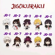 Sticker Anime Jigokuraku 1 Hell's Paradise Gabimaru Sagiri Yuzuriha Choubei Touma Merchandise