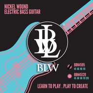 BLW Nickel Wound Electric Bass Guitar 4 Strings and 5 Strings Bass Set