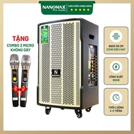 Loa kéo karaoke Nanomax K-12X Bass 30cm 360w Bluetooth