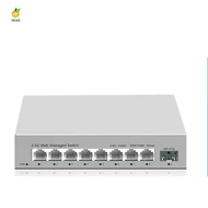 Homelab Setup 2.5GbE Smart Managed Switch 8 Port 2500Mbps Network 10Gbps SFP+ Slot Web Interface Lin
