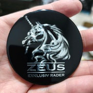 4pcs Zeus Car Hub Stickers diameter 58 mm captiva Emblem Stickers