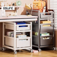 GSLife Kitchen Onion Rack Pull-Out Basket Movable Storage Cart with Wheels Organizer Under Desk Trol