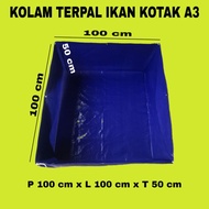 SQUARE FISH TARP POND SIZE 100X100X50 A3