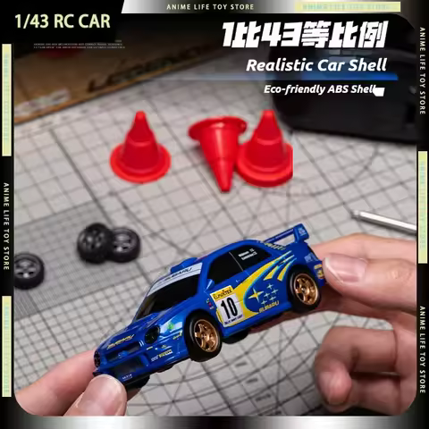 1/43 Mini RC Car Full Scale 2.4Ghz Drift Desktop Professional Half Scale Stunt Poket Racing Car Toys