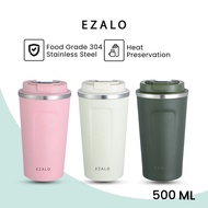 EZALO Latte Cup 304 Stainless Steel Drink Thermos Water Bottle Coffee Tumbler Flask (500ml)