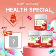 【Katherine Exclusive】Buy 3 Free 1-Nature‘s Key Apple Cider Vinegar 1000mg Weight Loss Supplement for