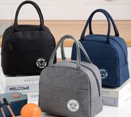 日本暢銷 - (灰色)日式便當防水手提式保溫飯盒袋 加厚鋁箔保鮮保溫飯盒袋