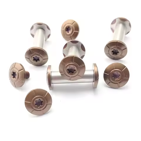 10 Sets/lot Stainless Steel Material CNC Knife M3.5 Thread T10 Pairs Locking Screws Rivet Spindle Na