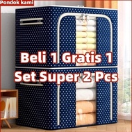 Discount Storage Box Oxford Clothes Organizer Storage Box 24L 66L