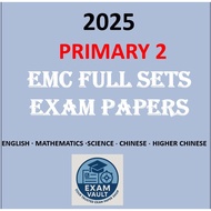 2023-2024-2025 Primary 2 English/Maths/Chinese/Higher Chinese P1 exam paper with answer & stapled