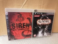 PS3 Silent Hill 英文版 / Siren 死魂曲 日英版 新淨光碟冇花 每隻$250，全走$400