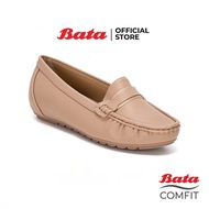 Bata Comfit บาจา คอมฟิต รองเท้ามอคคาซีน รองเท้าส้นแบน รองเท้าคัทชู รองเท้าหุ้มส้น สำหรับผู้หญิง รุ่น