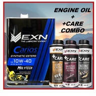 [COMBO DEALS] EXN CARIOS SAE 10W-40 SYNTHETIC ESTER (4L) + EXN +CARE CARCARE