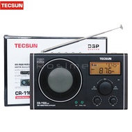 TECSUN CR-1100 CR1100 Radio AM FM MW Radio Multiband Radio Receiver Portable Audio Radio Digital Clock Display Stereo Radio