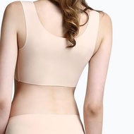 PANACHE Magic Seamless Sleeping Bra, Breast Massage Double Push Up Bra - NUDE, L 36