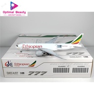 JC Wings XX40085C 1: 400 Ethiopia Airlines B777-200F ET-AWE Open Compartment